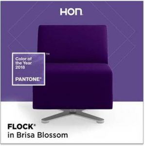 Pantone Color of the Year 2018 Ultra Violet HON Flock Brisa Blossom